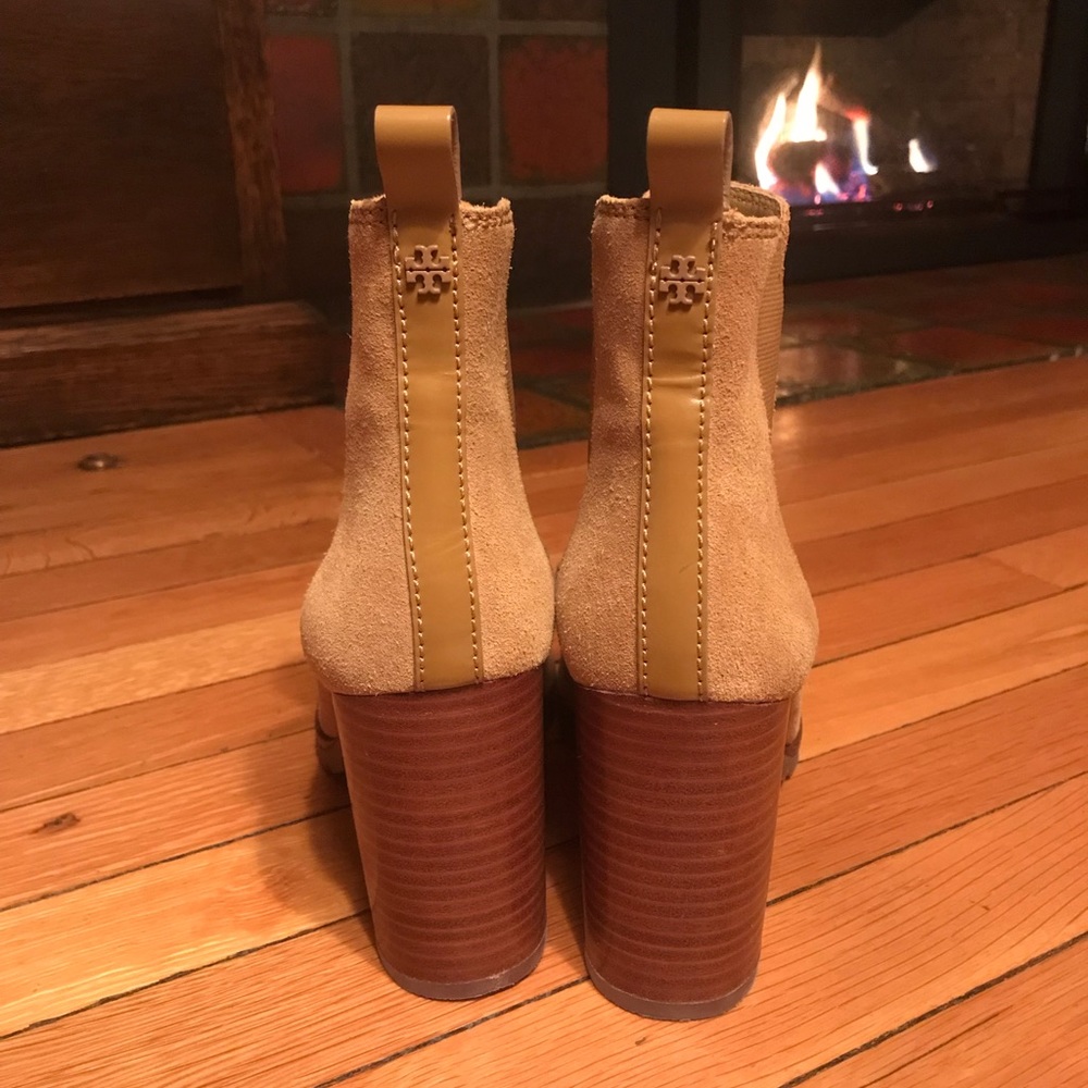 Tory Burch Stafford Suede Booties